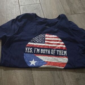 Kids Patriotic Graphic T-Shirt - Blue